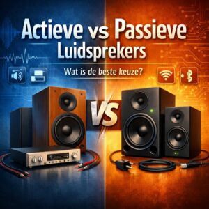 Actieve versus passieve speakers: wat is het verschil?